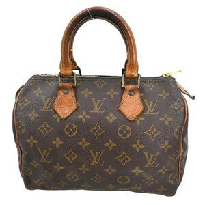 LOUIS VUITTON MONOGRAM SPEEDY 25 HANDBAG M41528 TH0914 YQ01332